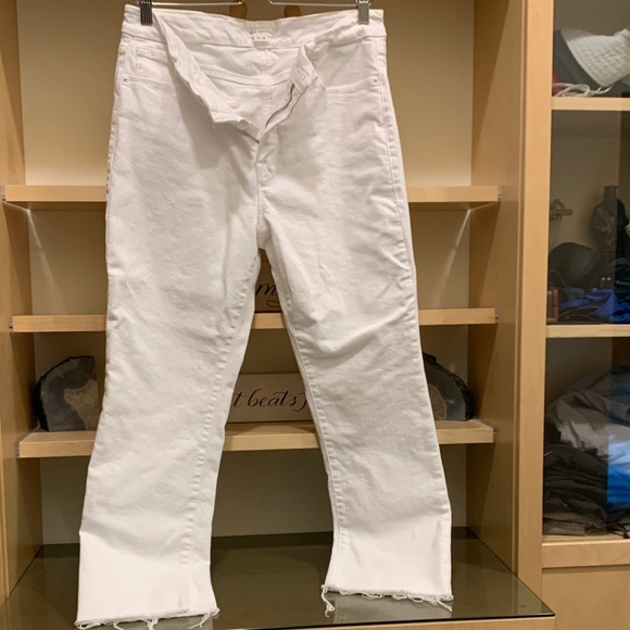 Good American White Straight Leg Jeans - Picture 1 of 7